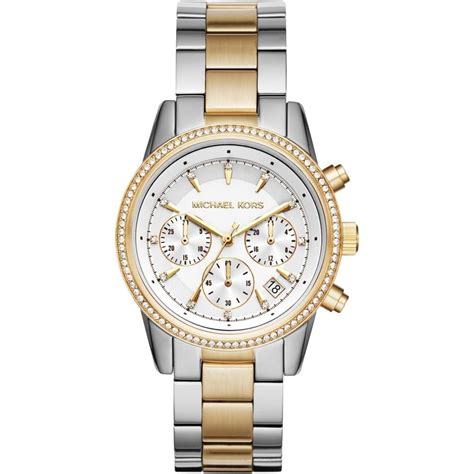 michael kors 2 tone watches